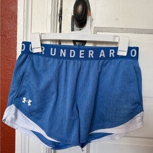 Under Armour Blue Women’s Play Up Twist 3.0 Shorts